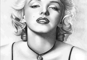 300x210 Marilyn Monroe Drawing Outline Easy - Marilyn Monroe Drawing Pencil Easy