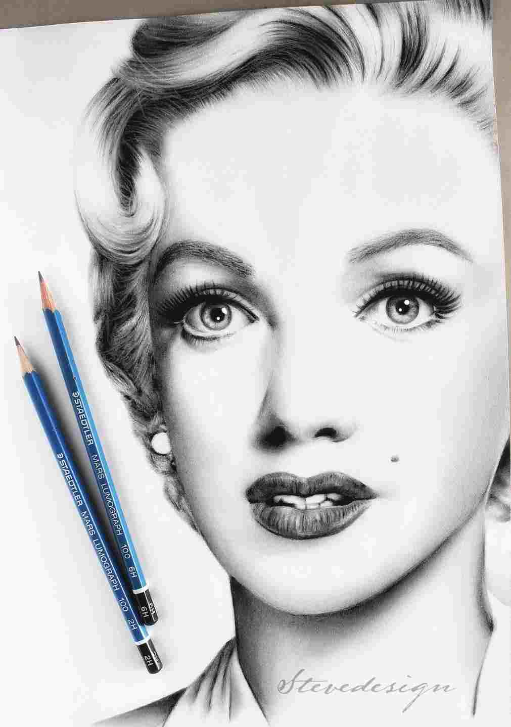 1011x1439 Easy Marilyn Monroe Drawing - Marilyn Monroe Drawing Pencil Easy