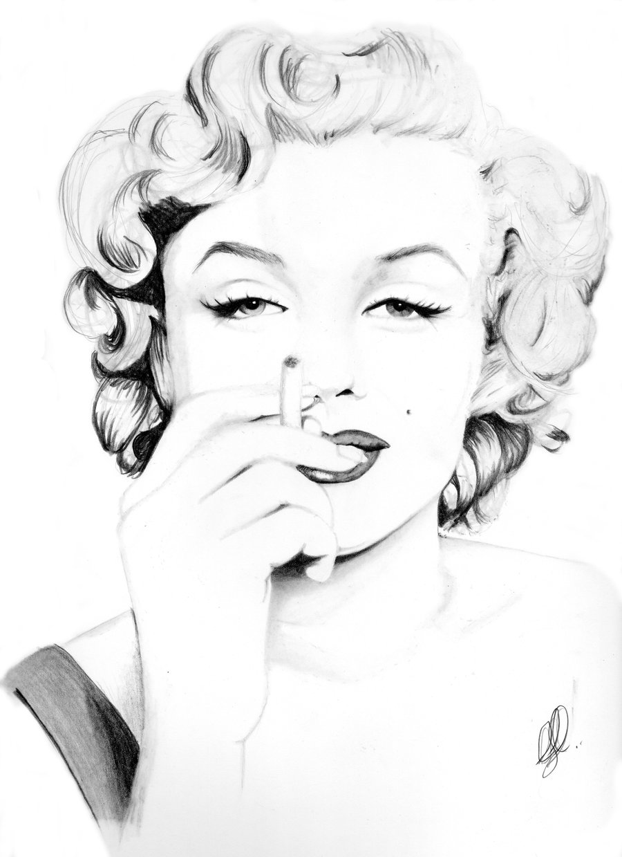 900x1239 Pictures Of Marilyn Monroe Drawing Outline - Marilyn Monroe Drawing Tumblr