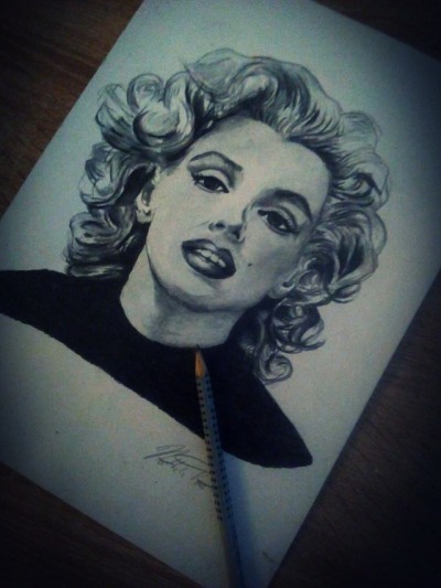 400x533 Marilyn Monroe Zeichnung Tumblr - Marilyn Monroe Drawing Tumblr
