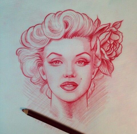 480x468 jason minauro marilyn monroe black and grey tattoos marilyn - Marilyn Monroe Drawing With Tattoos
