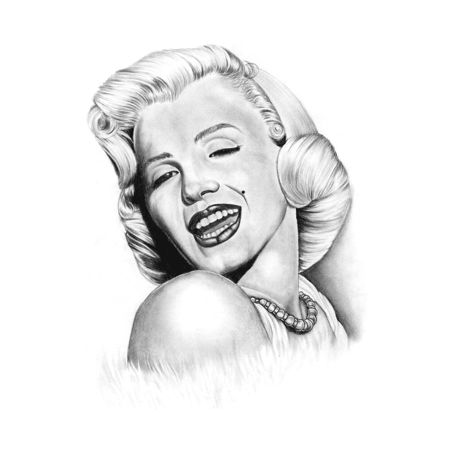 1500x1500 Marilyn Monroe - Marilyn Monroe Drawing With Tattoos