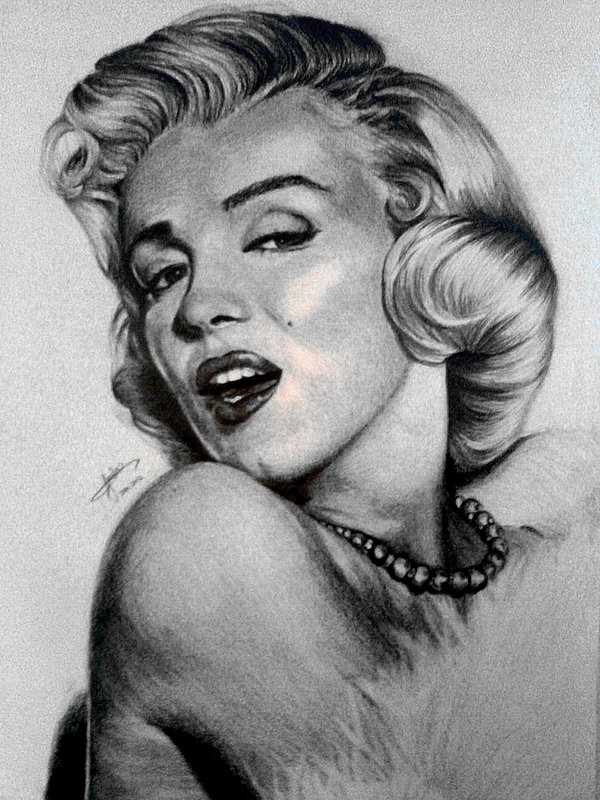 Marilyn Monroe Drawing With Tattoos at Explore