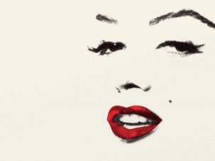 303x227 Marilyn Monroe A Life In Portraits Bfi - Marilyn Monroe Lips Drawing