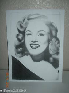 225x300 Young Marilyn Monroe Blackwhite Pencil Drawing Print Ebay - Marilyn Monroe Pencil Drawing