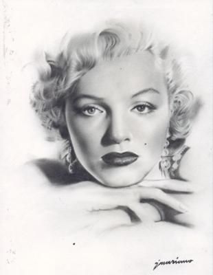 310x400 marilyn monroe drawings, marilyn monroe - Marilyn Monroe Portrait Drawing