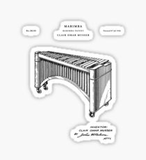 210x230 Marimba Stickers Redbubble - Marimba Drawing