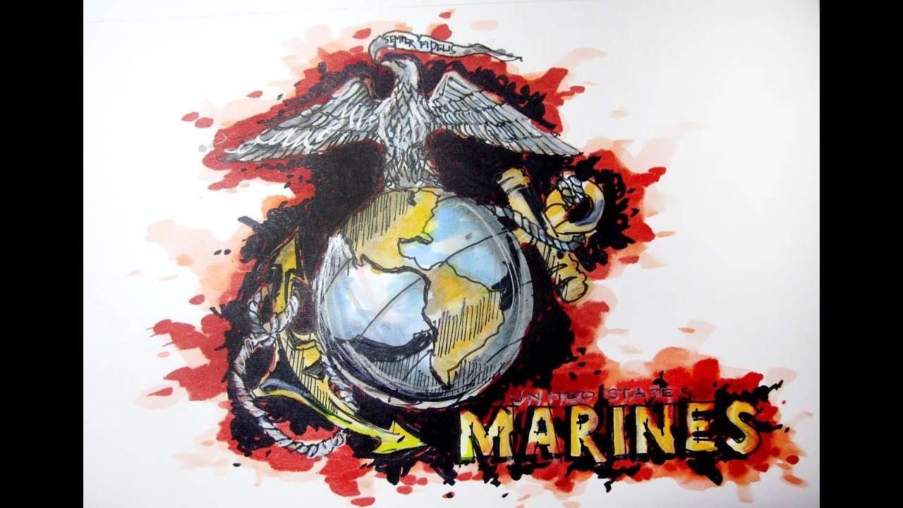 1280x720 military series united states marine corps - Marine Corps Drawing