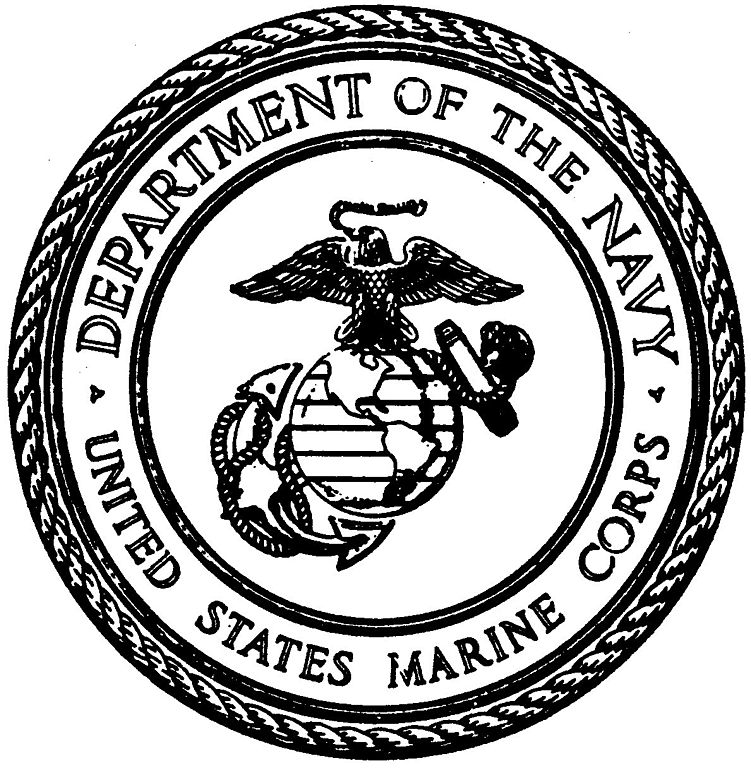 751x768 Fileus Marinecorps Seal - Marine Corps Emblem Drawing