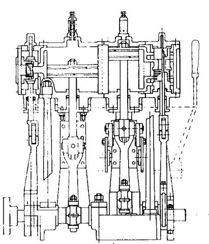 411x480 leak 'small' marine compound engine drawings - Marine Drawings