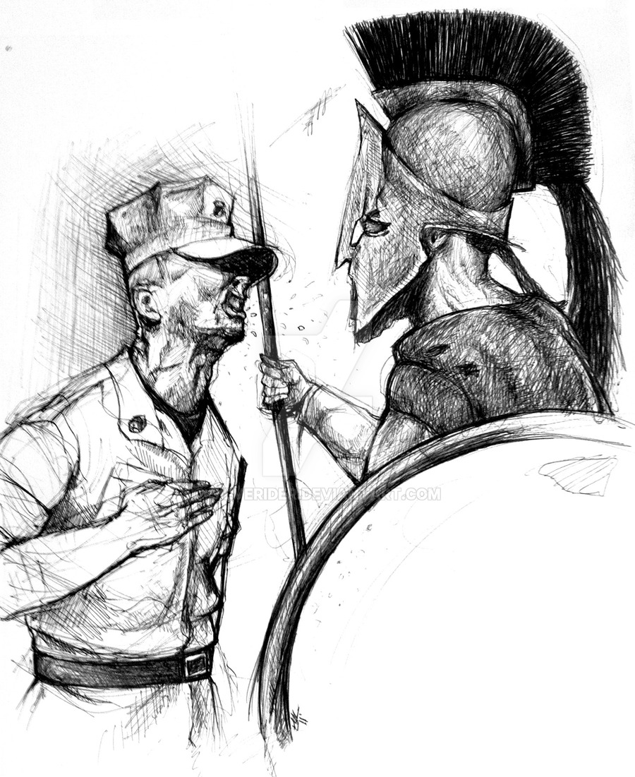 900x1101 marine di vs sparta - Marine Drawings