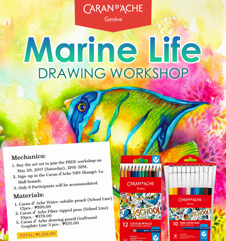 903x960 Free Caran D'ache Marine Life Drawings Workshop! Ravenfox's Haven - Marine Life Drawing