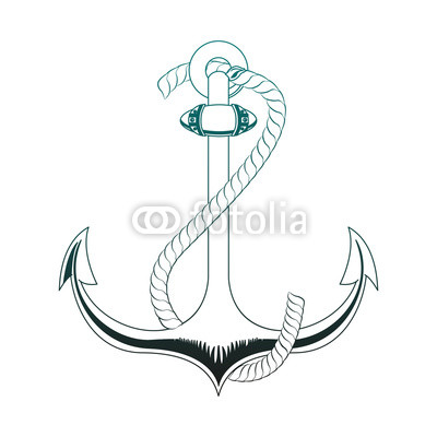 400x400 Anchor Marine Symbol Vector Illustration Graphic Design Buy - Marine Symbol Drawing