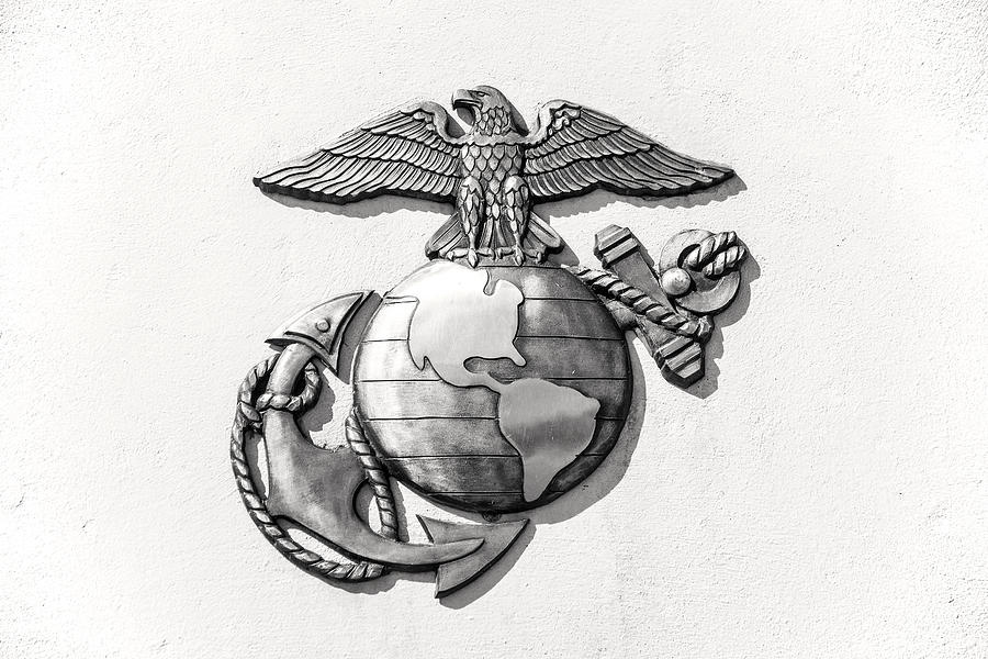 900x600 Marine Corps Emblem Photograph - Marine Symbol Drawing