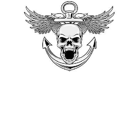 450x450 Marine Drawing Skull Huge Freebie! Download For Powerpoint - Marine Symbol Drawing