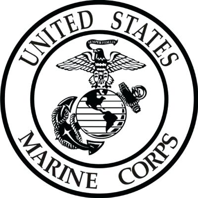 400x400 Usmc Symbol Marines Marine Corps And Emblem Clip Art Peternguyen - Marine Symbol Drawing