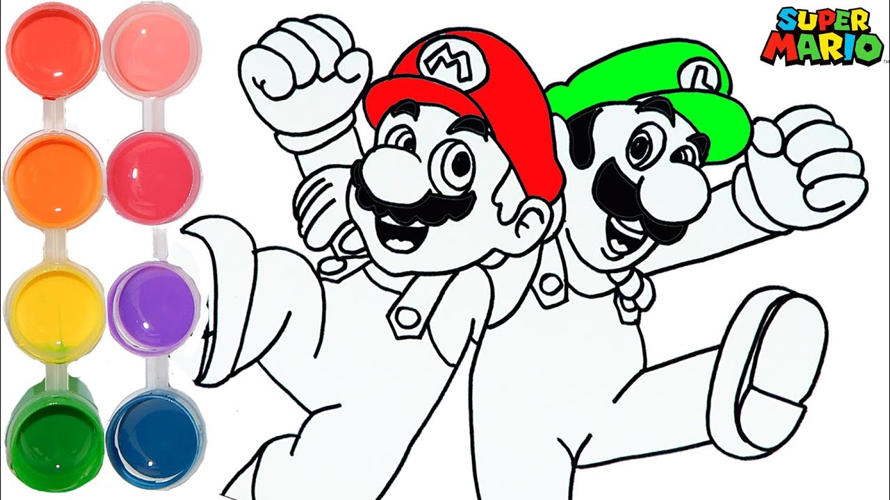 Mario And Luigi Drawing at Explore collection of