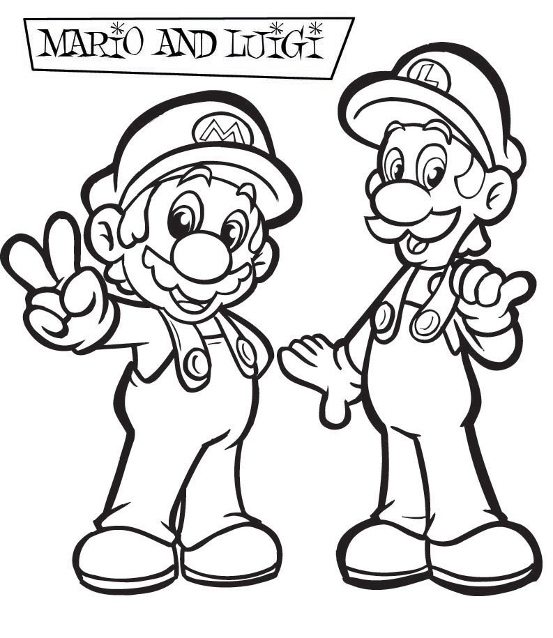 793x915 how to draw mario and luigi step - Mario And Luigi Drawing