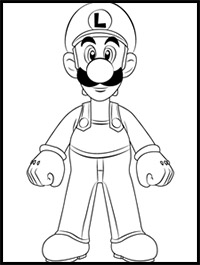 200x265 dr luigi mario drawings - Mario And Luigi Drawing