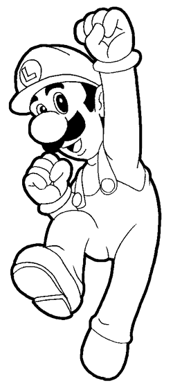 250x560 how to draw luigi from super mario with simple step - Mario And Luigi Drawing