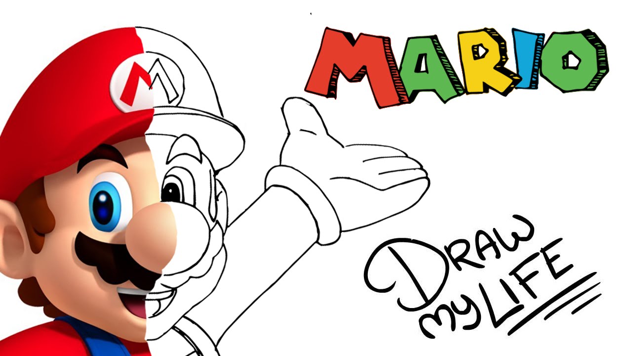 1280x720 mario bros draw my life - Mario Bros Drawing