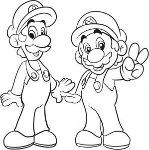 299x302 how to draw mario bros - Mario Bros Drawing