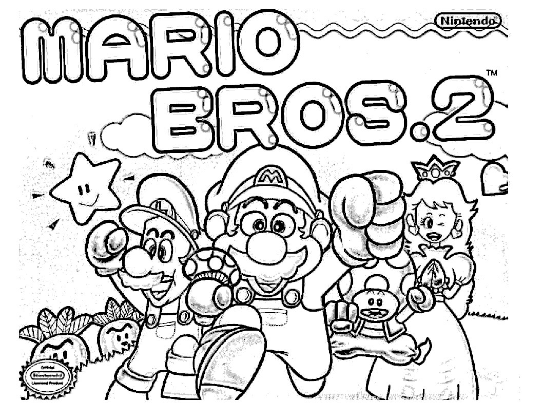 1056x816 Super Mario Bros - Mario Brothers Drawings