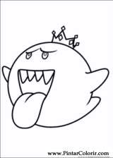 160x224 Drawings To Paint Colour Super Mario Bros - Mario Brothers Drawings