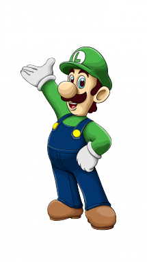 215x382 How To Draw Luigi Step - Mario Cartoon Drawing