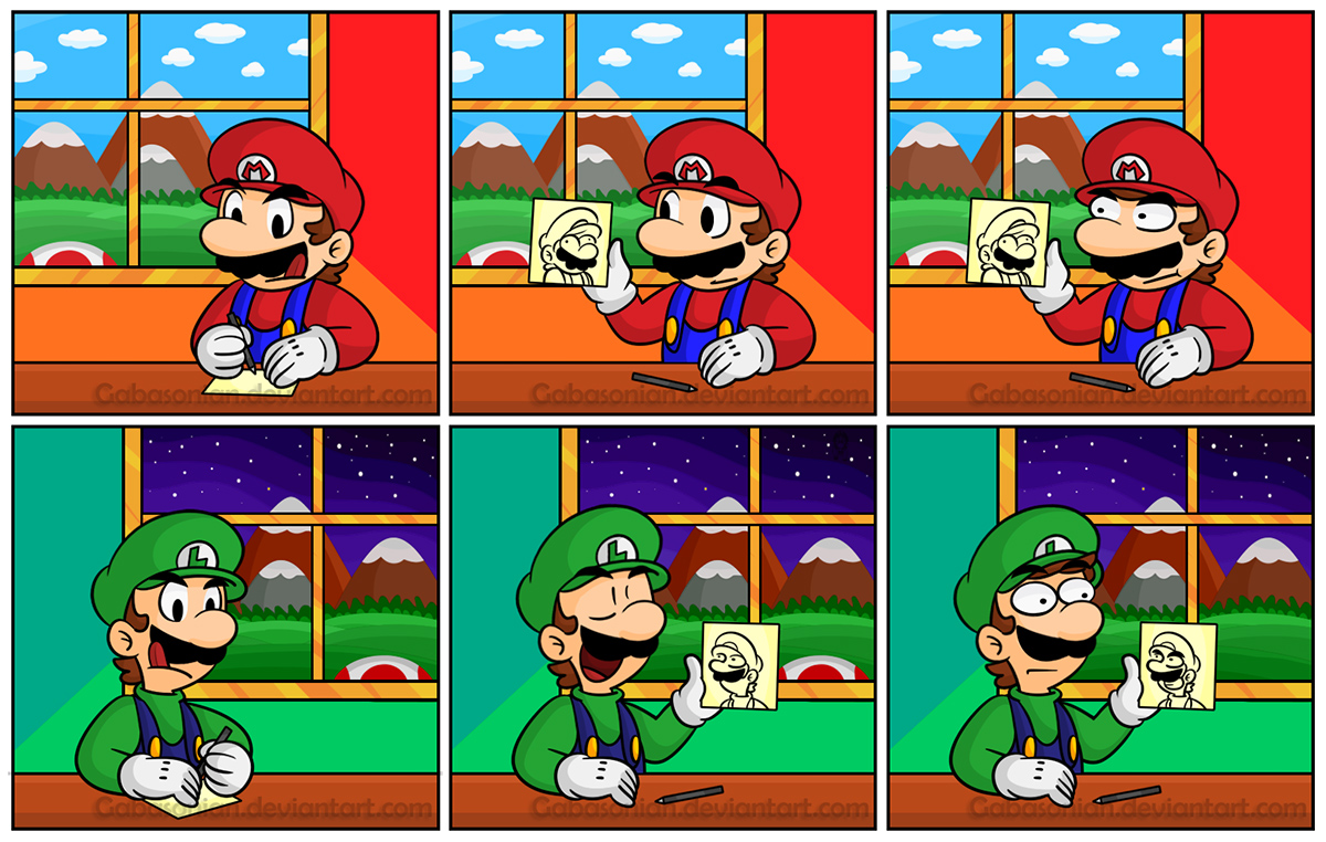 1200x762 Image - Mario Cartoon Drawing