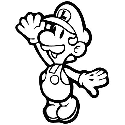 425x425 Super Q Mario Brother Luigi - Mario Cartoon Drawing