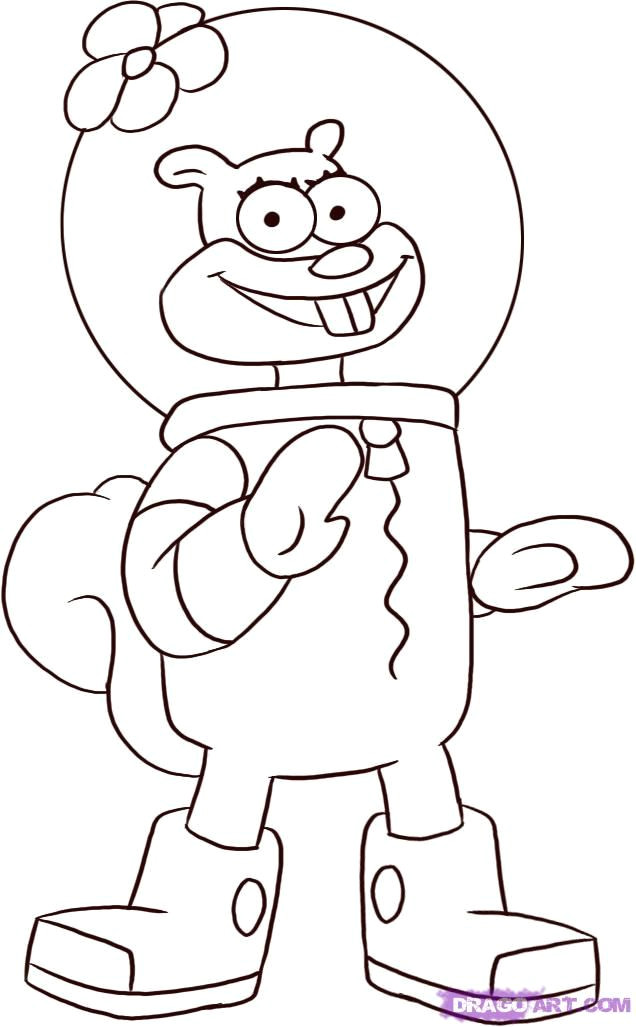 636x1027 drawing cartoons mario spongebob character drawings with coor - Mario Character Drawings
