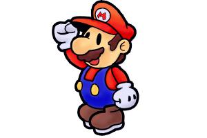 300x200 How To Draw Paper Mario - Mario Drawing