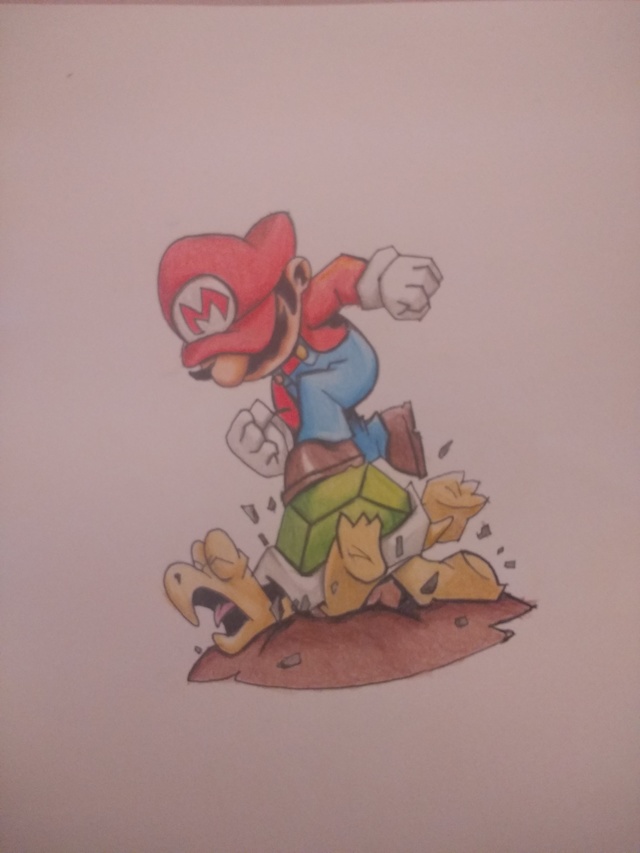 640x853 Drawing Super Mario Bros Stock Photo - Mario Drawing