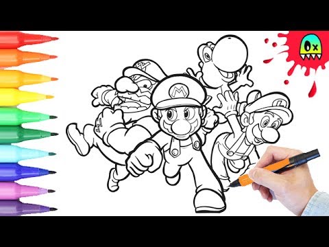 Mario Drawing Book at PaintingValley.com | Explore collection of Mario ...