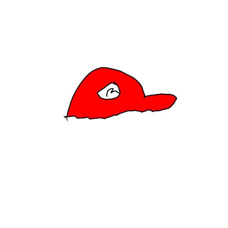 768x768 like i said i suck - Mario Hat Drawing