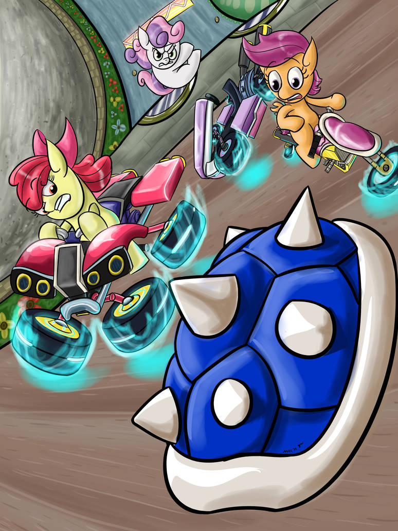 774x1032 mario kart + mlp - Mario Kart 8 Drawings