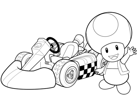 480x371 mario kart free coloring pages coloring pages online - Mario Kart 8 Drawings