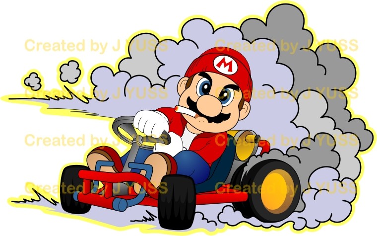 Mario Kart Drawing at PaintingValley.com | Explore collection of Mario
