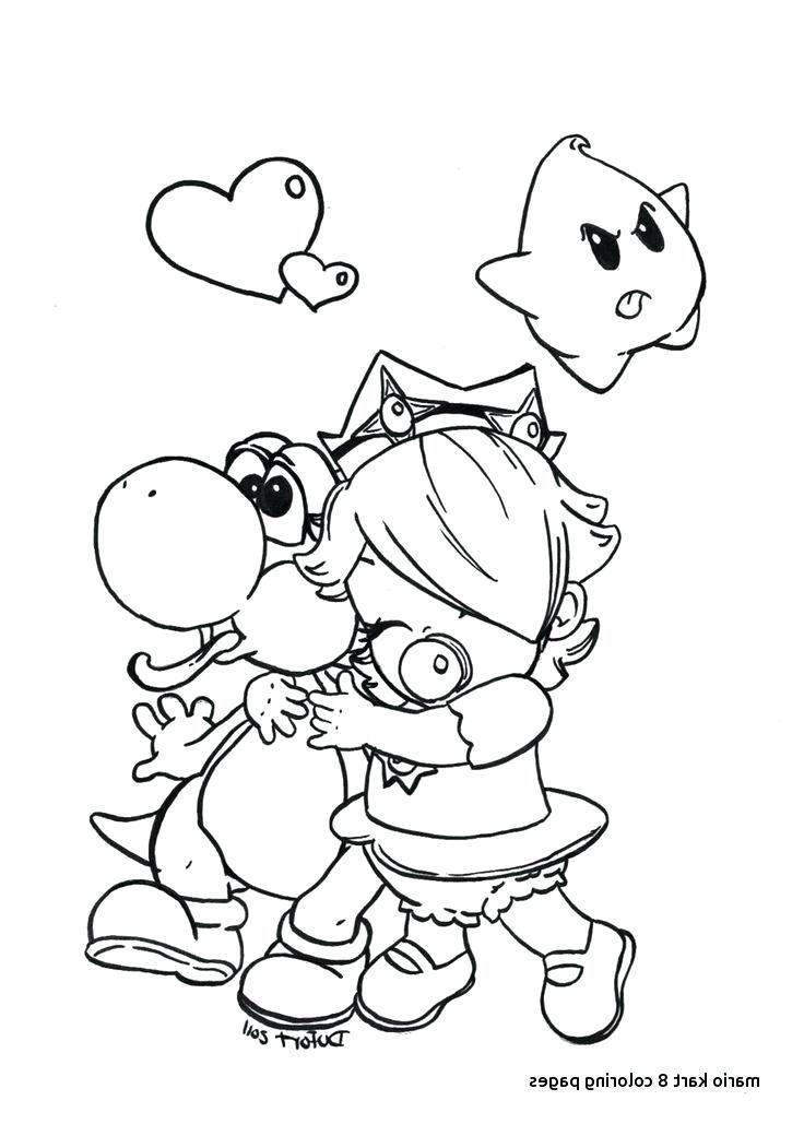 736x1040 Mario Kart Coloring Pages Best Drawings - Mario Kart Drawing