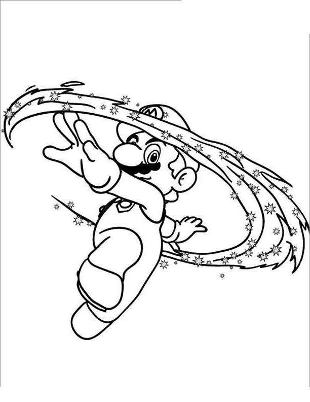 612x792 Mario Kart Coloring Pages How To Draw Black And White - Mario Kart Drawing