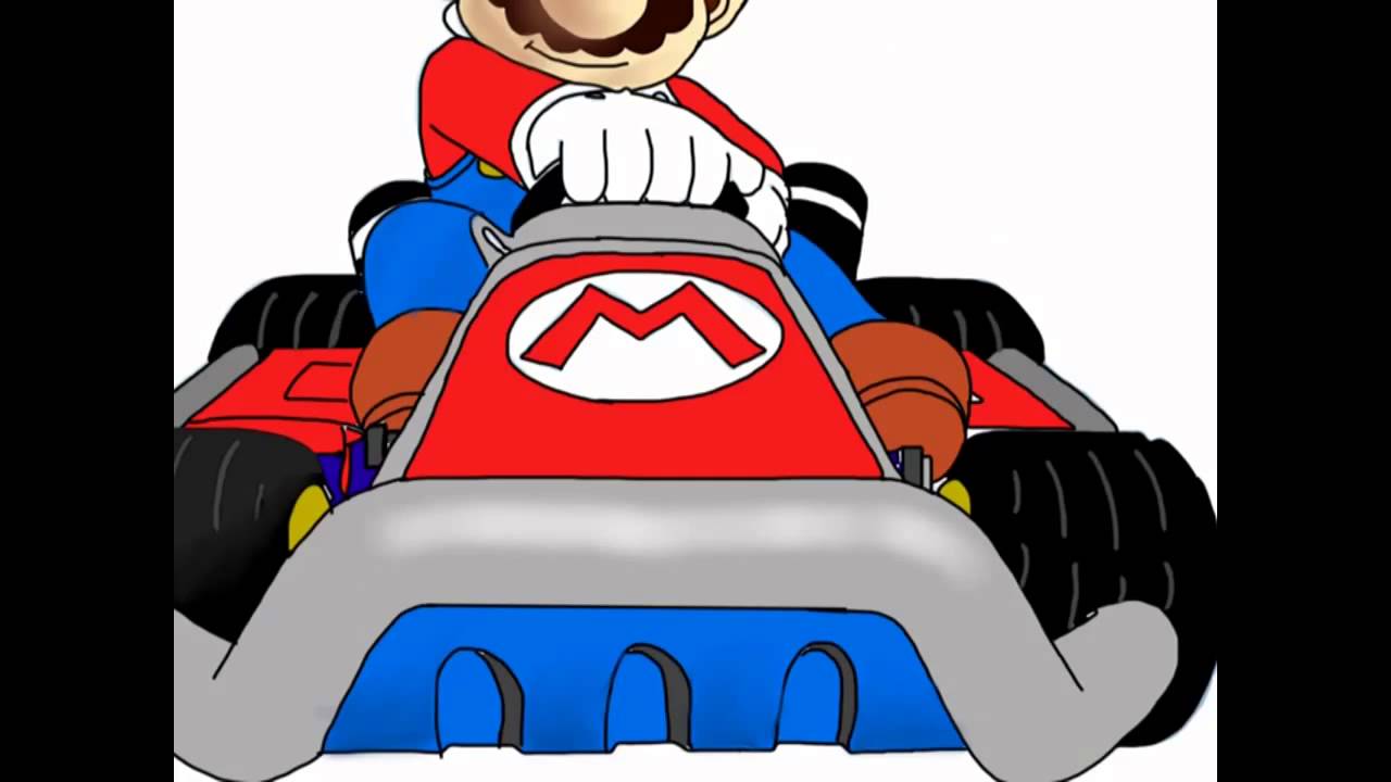 1280x720 Watch Me Draw Mario Kart - Mario Kart Drawing