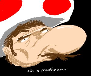 300x250 Mario Mushroom Drawing - Mario Mushroom Drawing