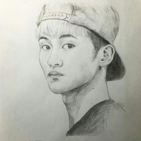 480x480 drawing of mark nct amino - Mark Drawing