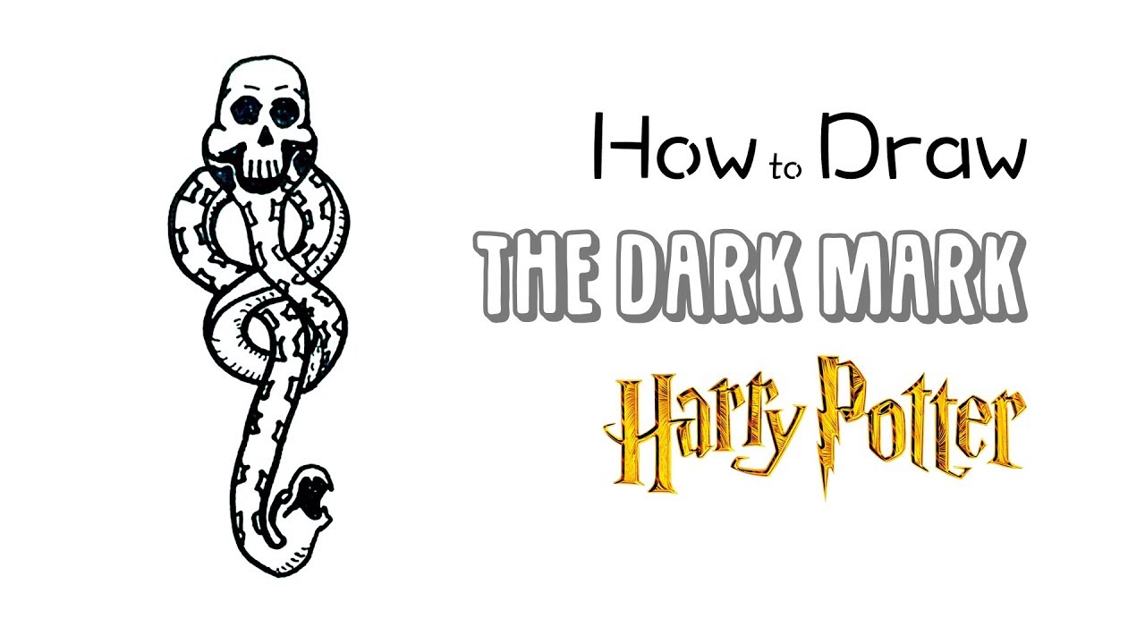 1280x720 how to draw the dark mark from harry potter - Mark Drawing