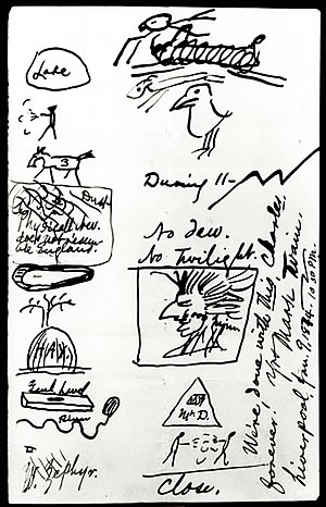 300x466 lecture notes - Mark Twain Drawing
