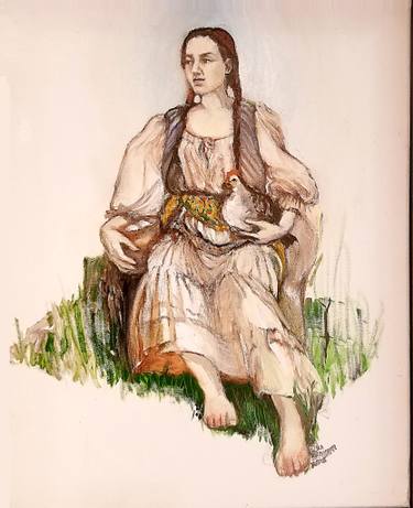 375x461 Marketplace Drawings For Sale Saatchi Art - Marketplace Drawing