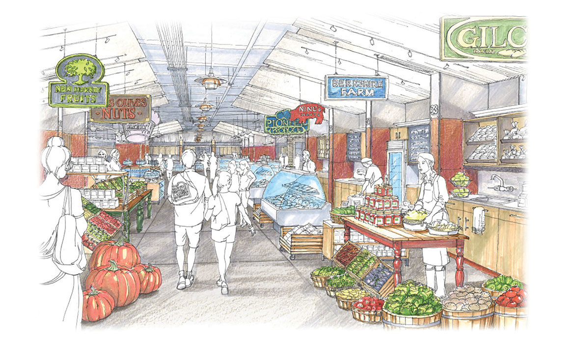 1171x686 Powell River Town Centre Marketplace Powell River, Bc - Marketplace Drawing