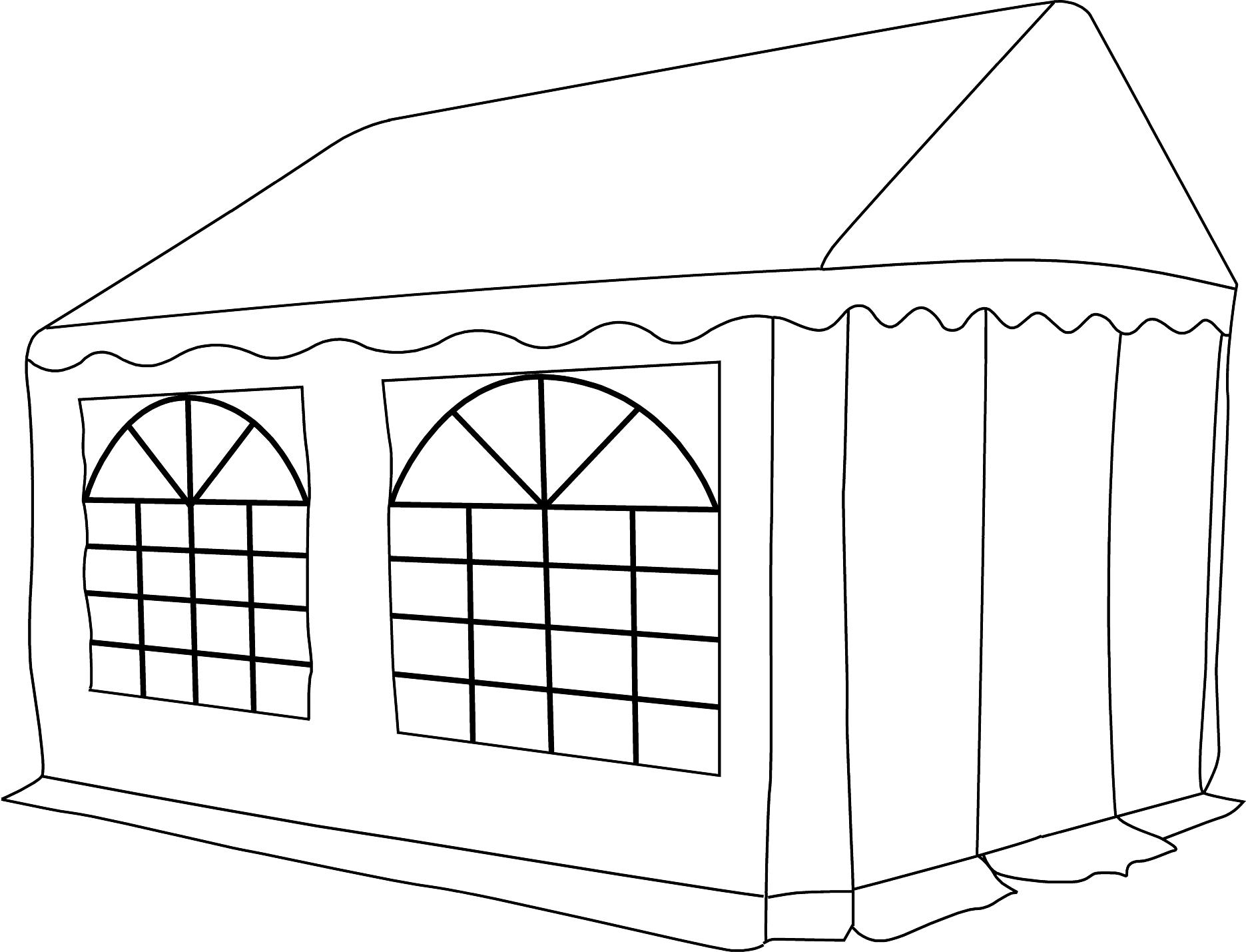 1871x1429 Luxury Marquee X Waterproof Pvc Steel Frame - Marquee Drawing