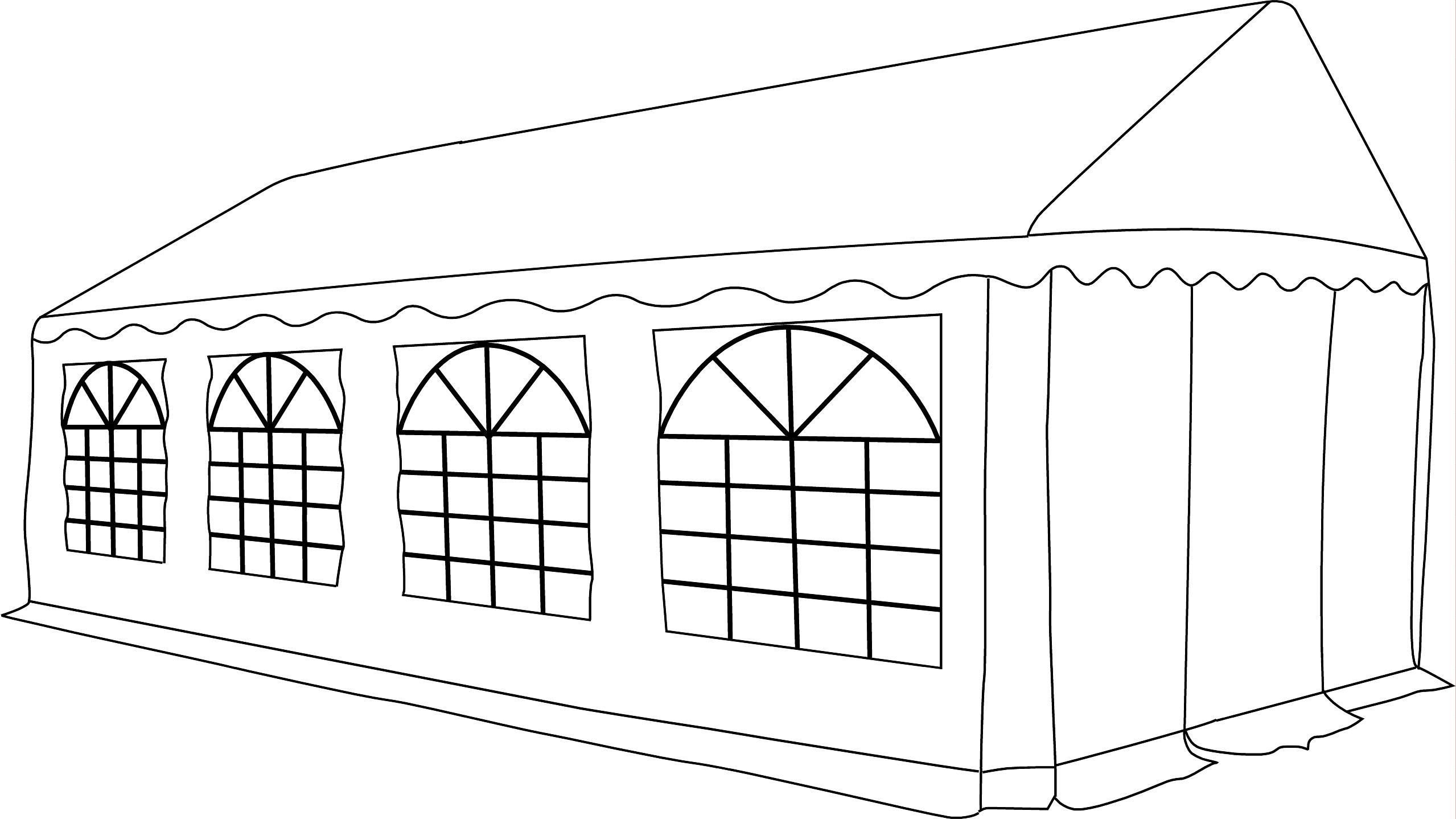 2558x1438 Luxury Marquee X Waterproof Pvc Steel Frame - Marquee Drawing